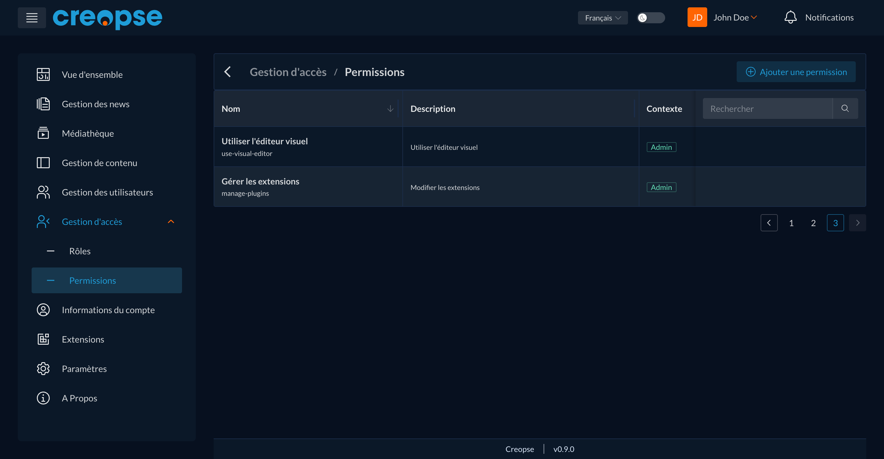 Permissions
