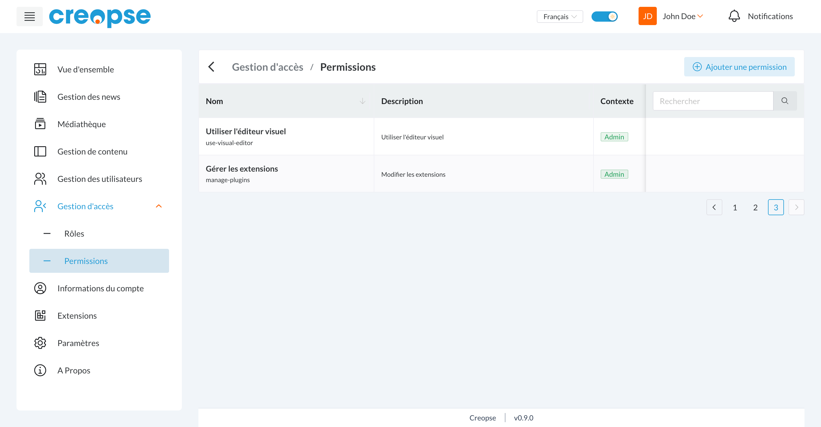 Permissions